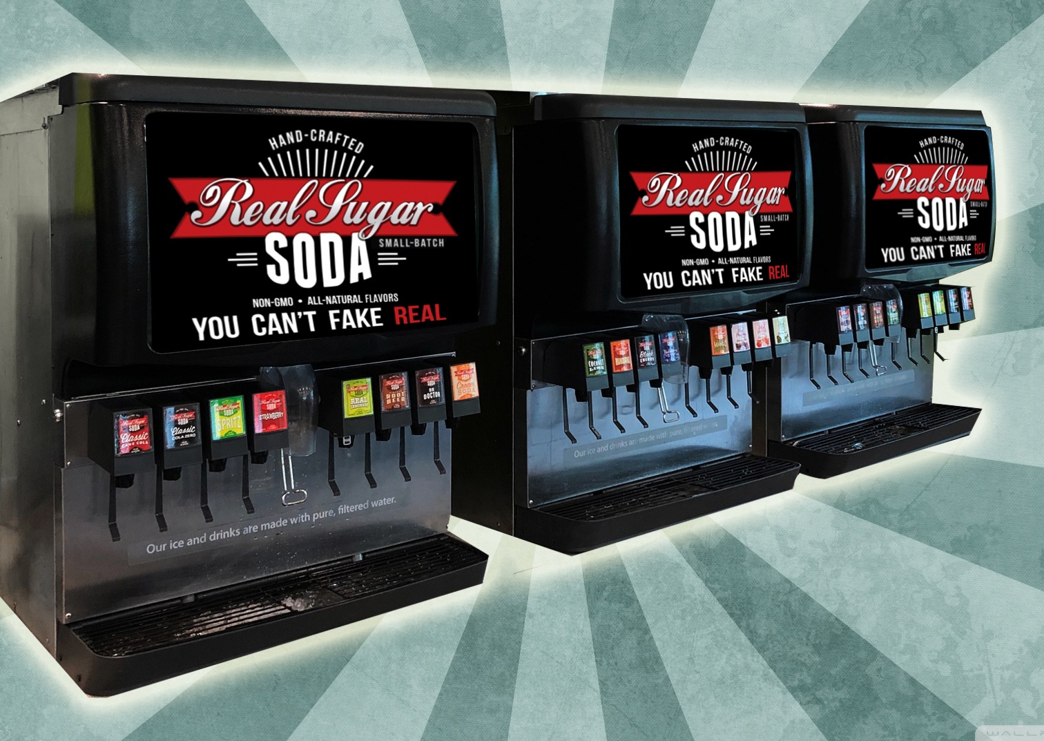 Real Sugar Soda Fountain Machine