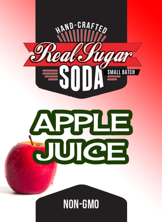 Real Sugar Soda - Apple Juice