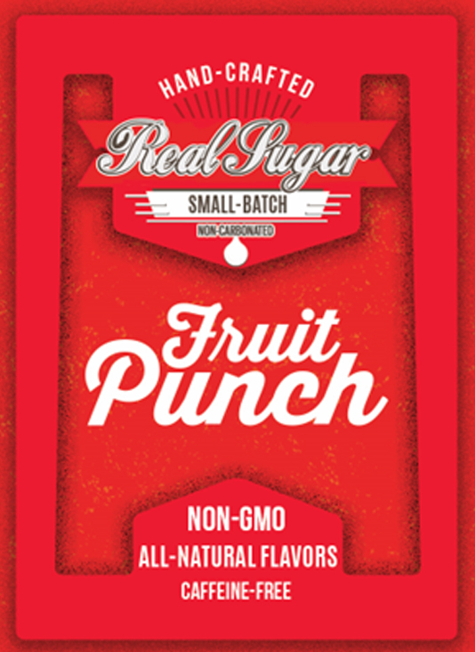 Real Sugar Soda - Fruit Punch