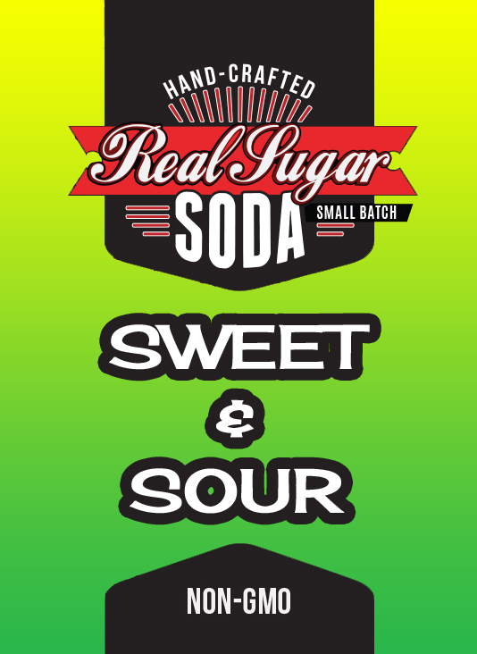 Real Sugar Soda - Sweet and Sour