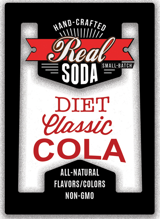 Real Sugar Soda - Diet Classic Cola