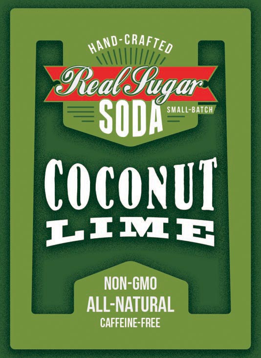 Real Sugar Soda - Coconut Lime