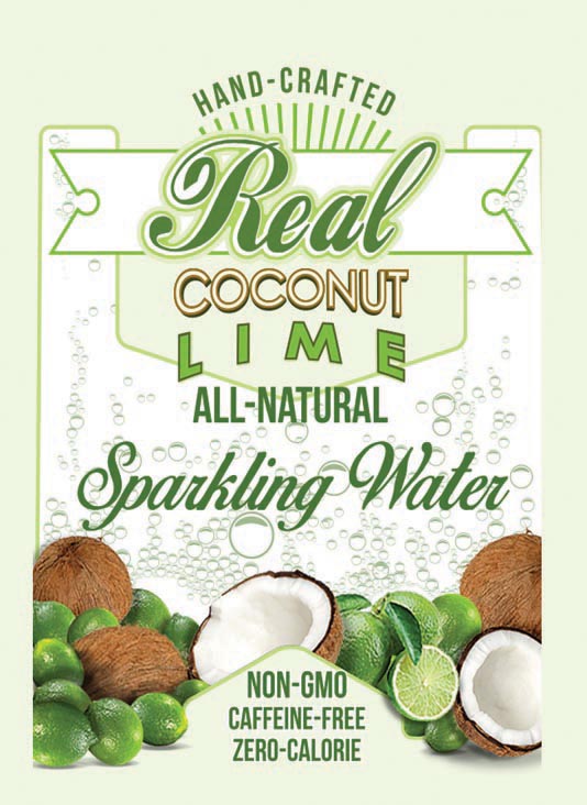 Real Sugar Soda - Coconut Lime Sparkling Water