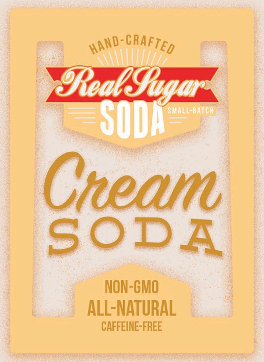 Real Sugar Soda - Cream Soda