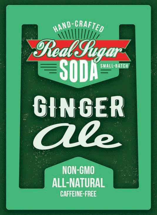 Real Sugar Soda - Ginger Ale