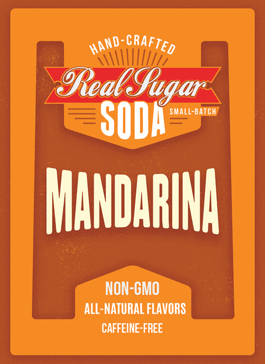 Real Sugar Soda - Mandarina