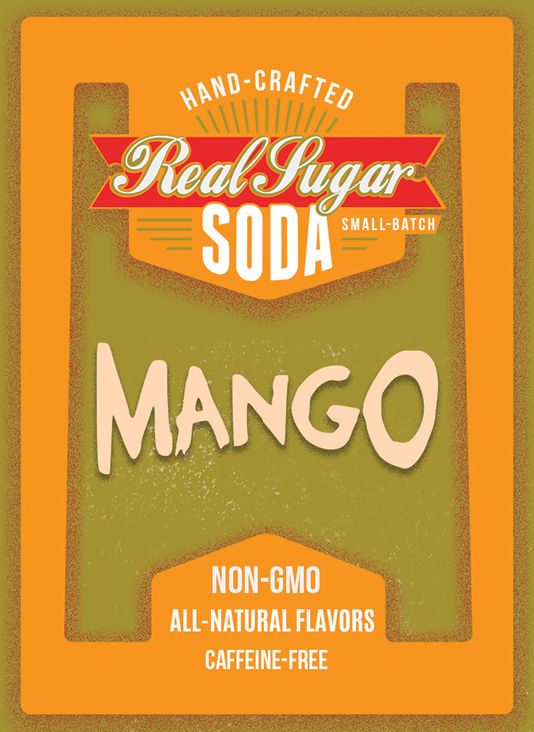 Real Sugar Soda - Mango