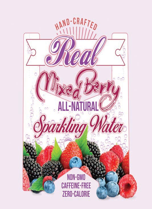 Real Sugar Soda - Mixed Berry Sparkling Water