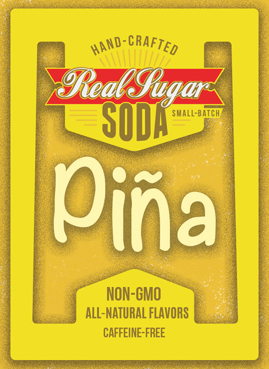 Real Sugar Soda - Pina