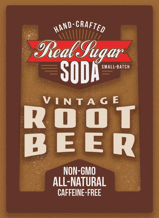 Real Sugar Soda - Vintage Root Beer