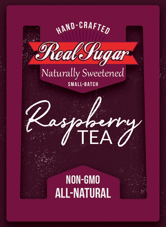 Real Sugar Soda - Raspberry Tea